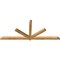 Ekena Millwork Kennewick Rough Sawn Timber Gable Bracket, Western Red Cedar, 108"W x 45"H x 4"D x 4"F, 10/12 Pitch GBW108X45X0404KEN00RWR - alternate 3